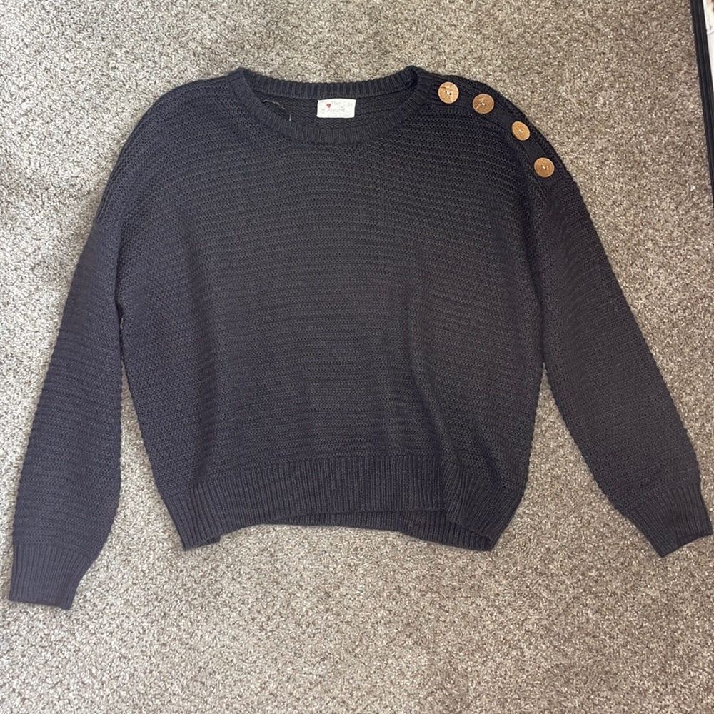 Comfort crop sweater